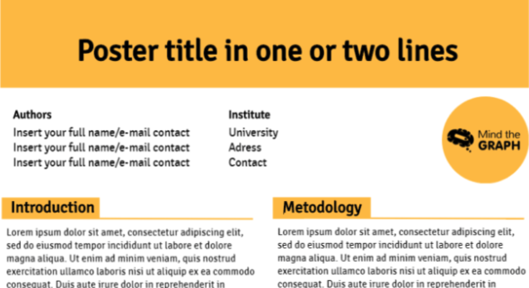 5 tips to structure a scientific poster