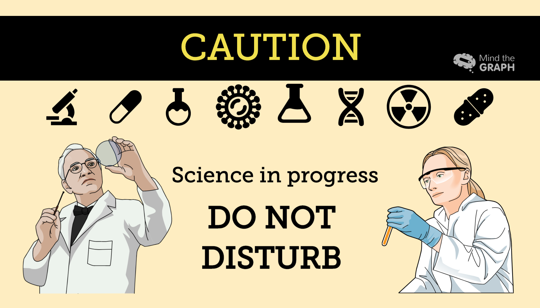Creating scientific protocols and funny notices to your lab