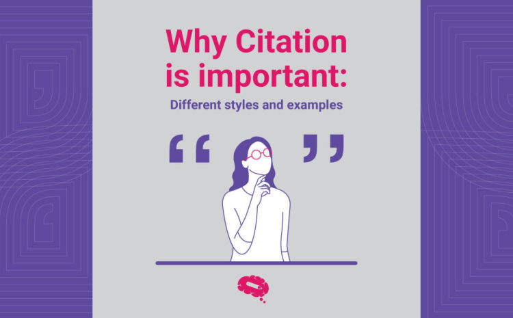 why citation is important