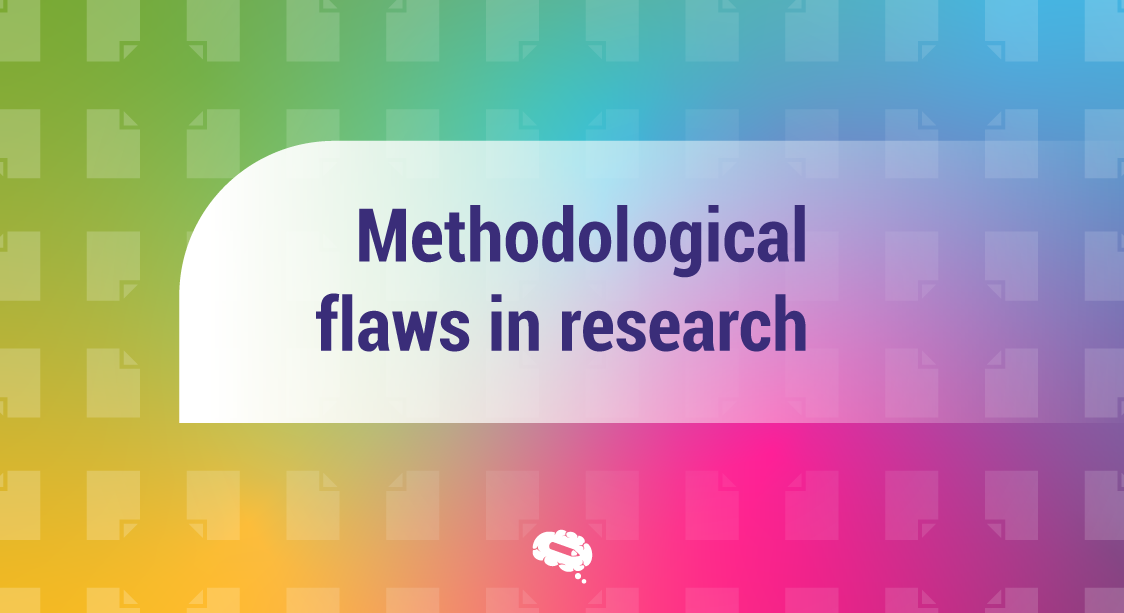 kelemahan metodologis dalam penelitian