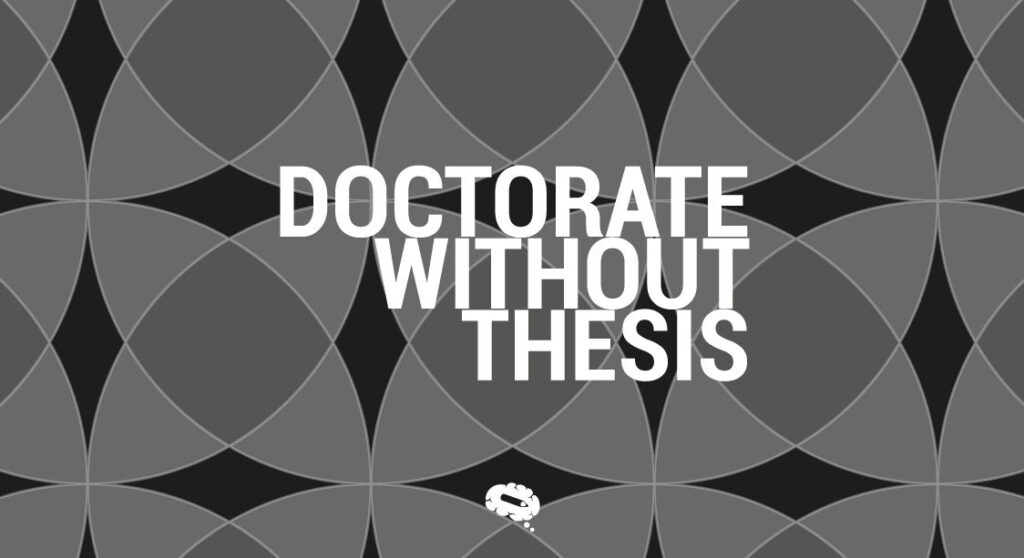 graduate school without thesis