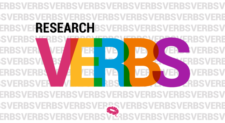 verbs for research papers