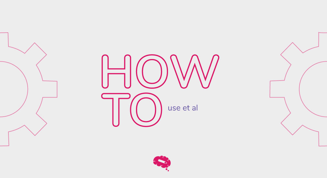 how to use et al