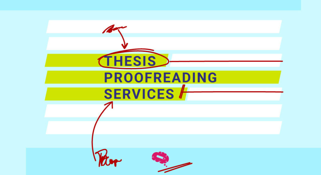 proofreading a thesis