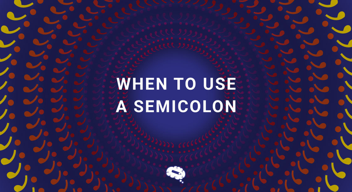 when to use a semicolon