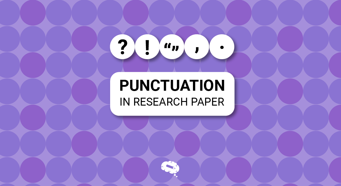 punctuation in research paper