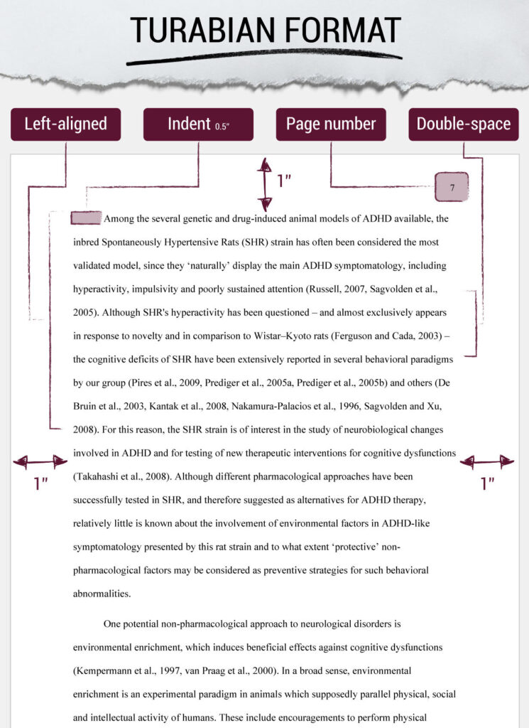 turabian formatı